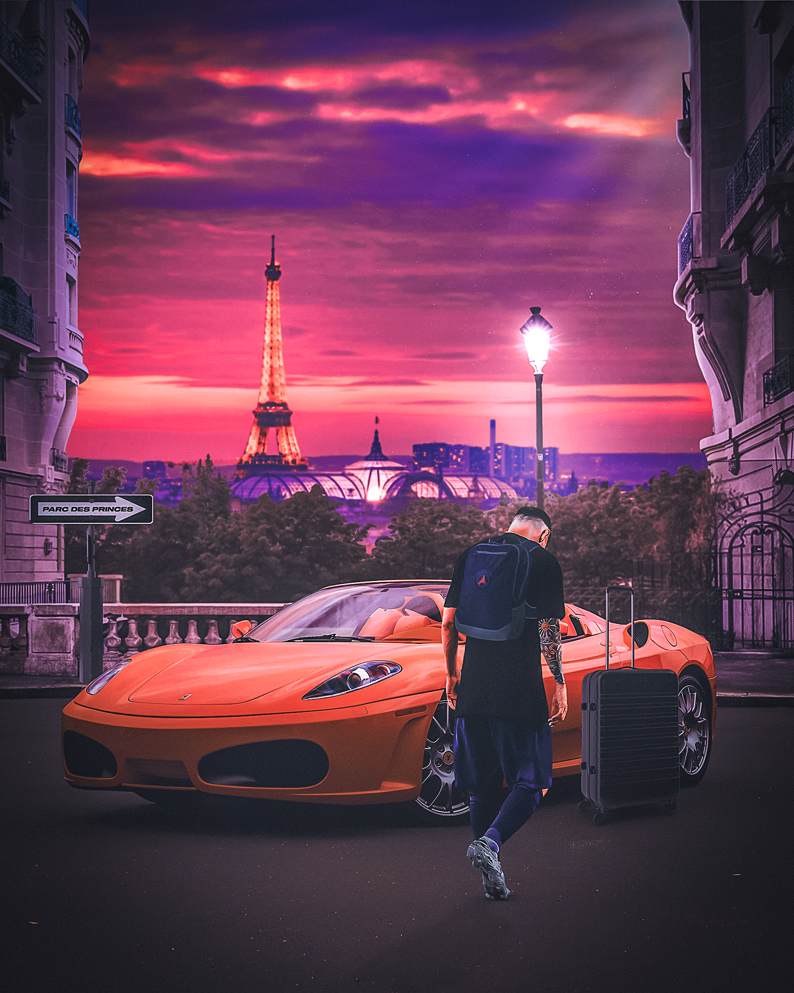 Jogador de futebol e Paris