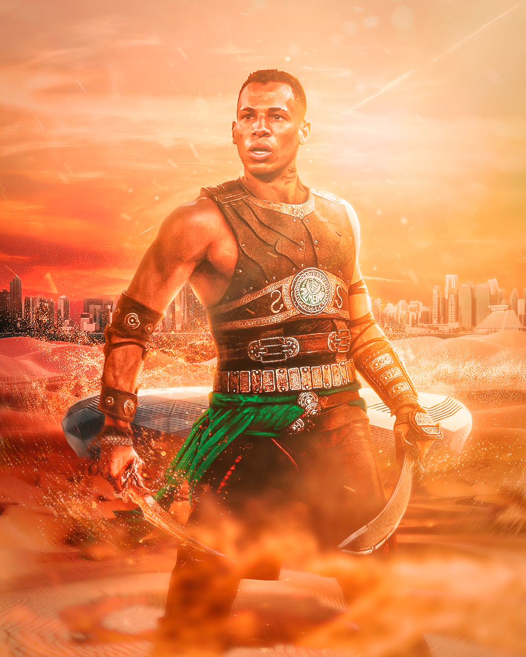 Jogador como gladiador