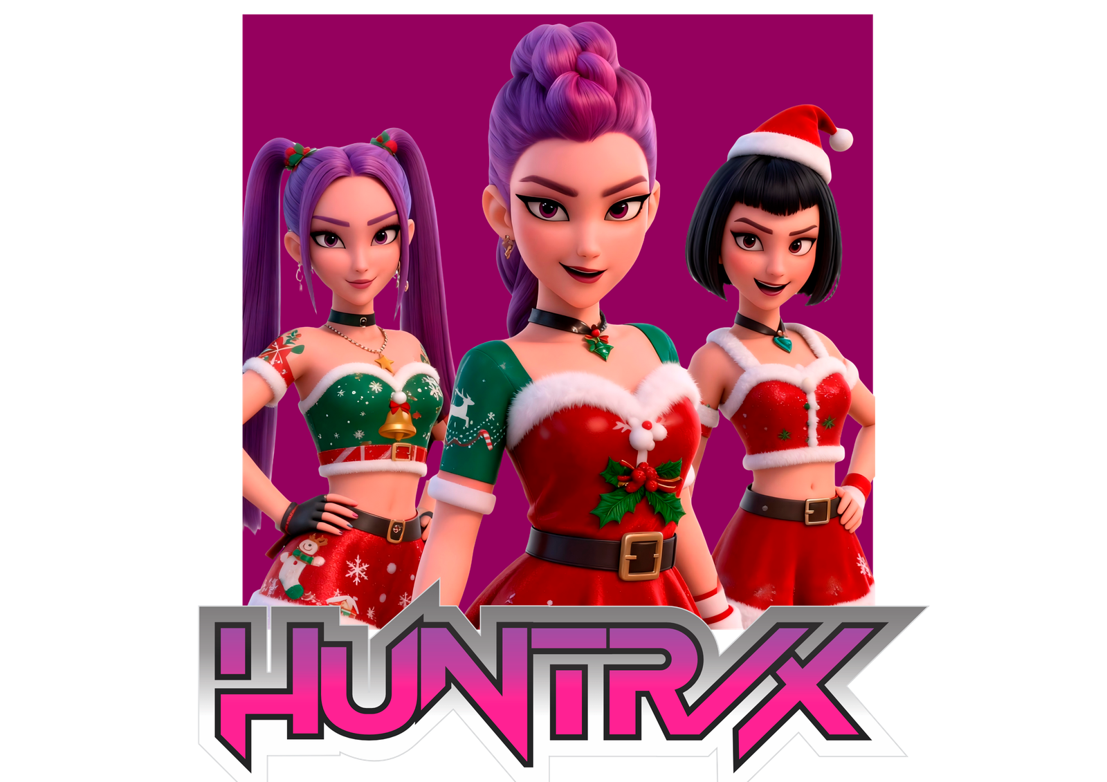 Grupo musical com temática de Natal