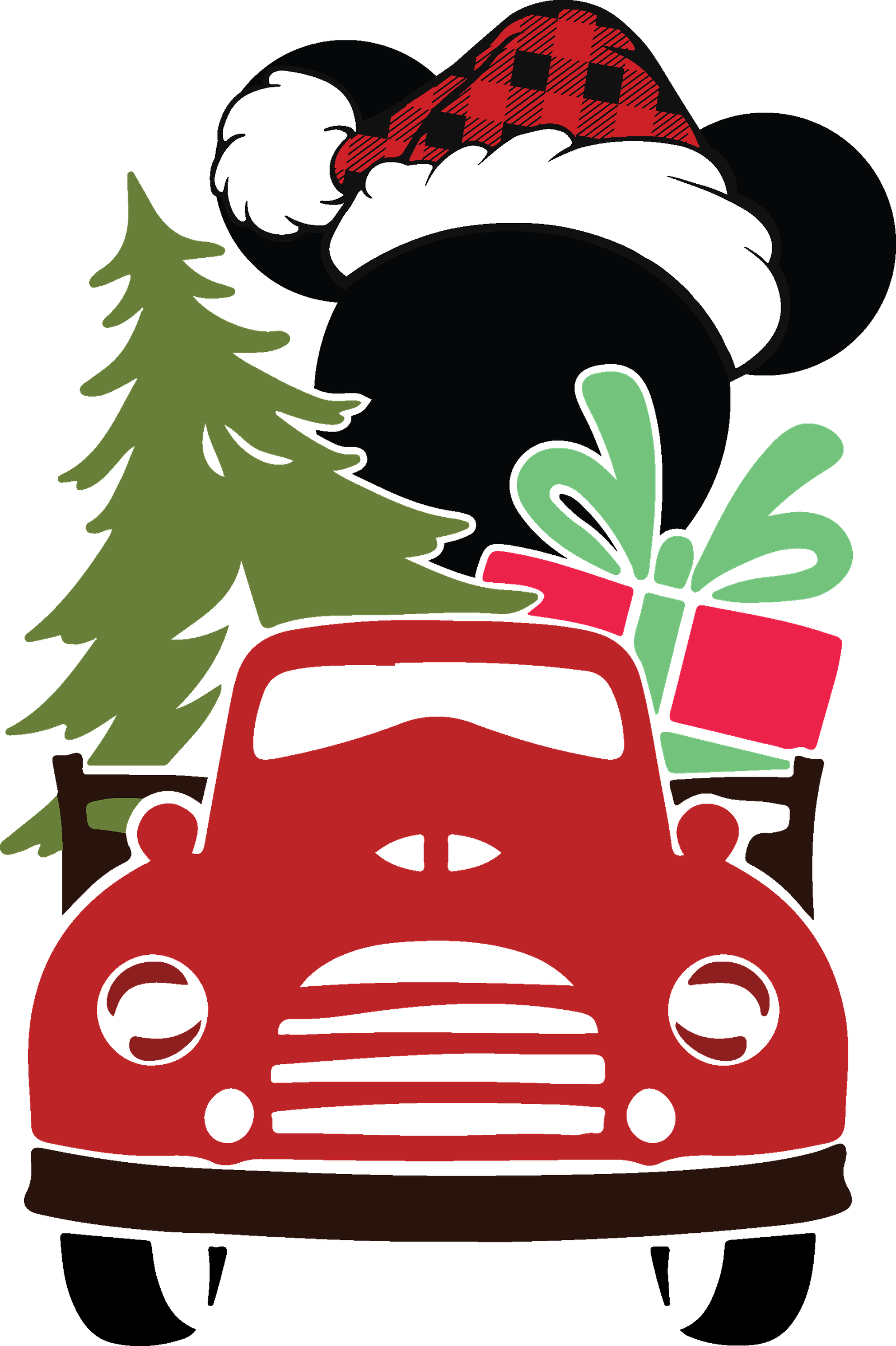 10 Christmas car