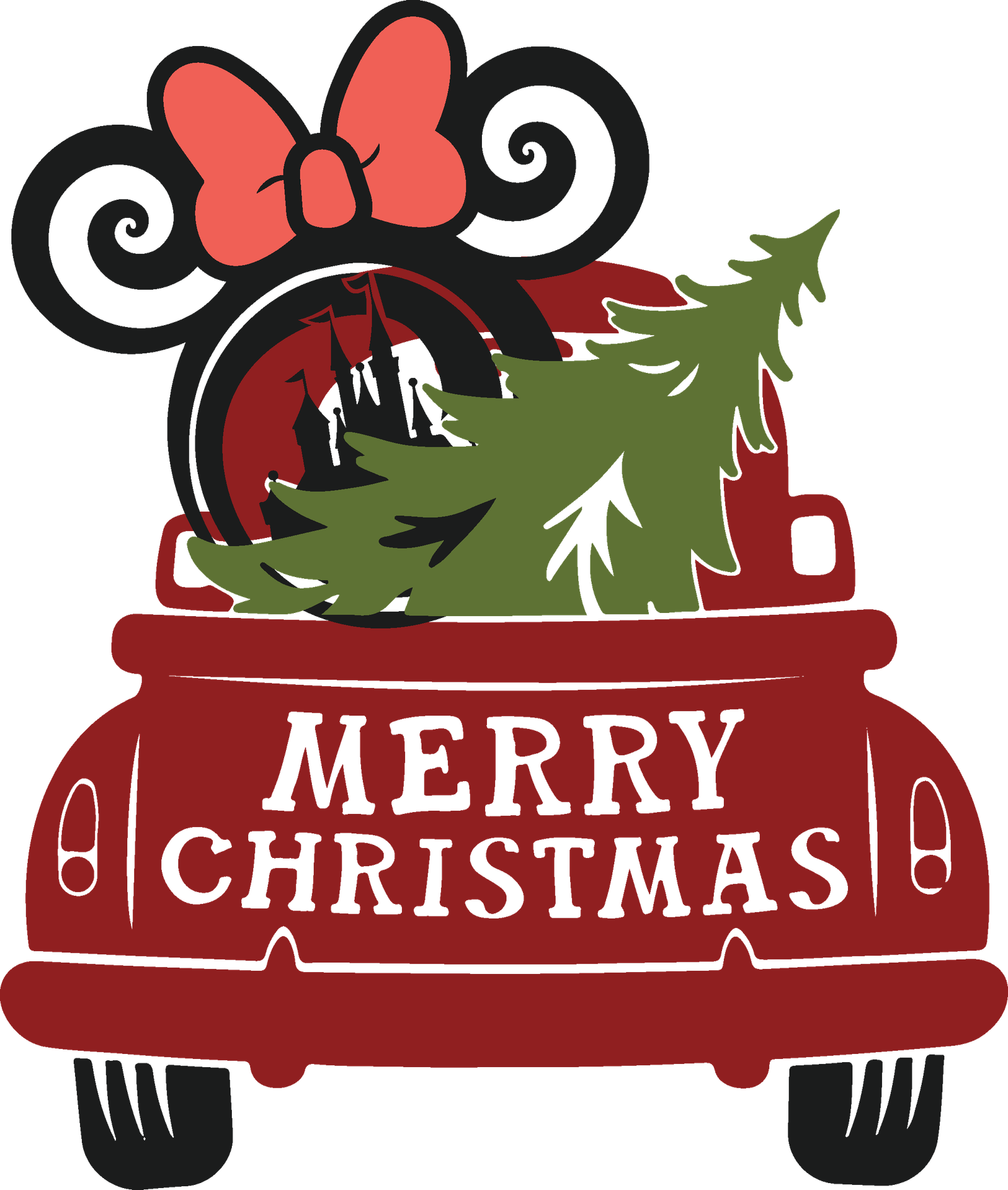 14 Christmas car minnie swirlz