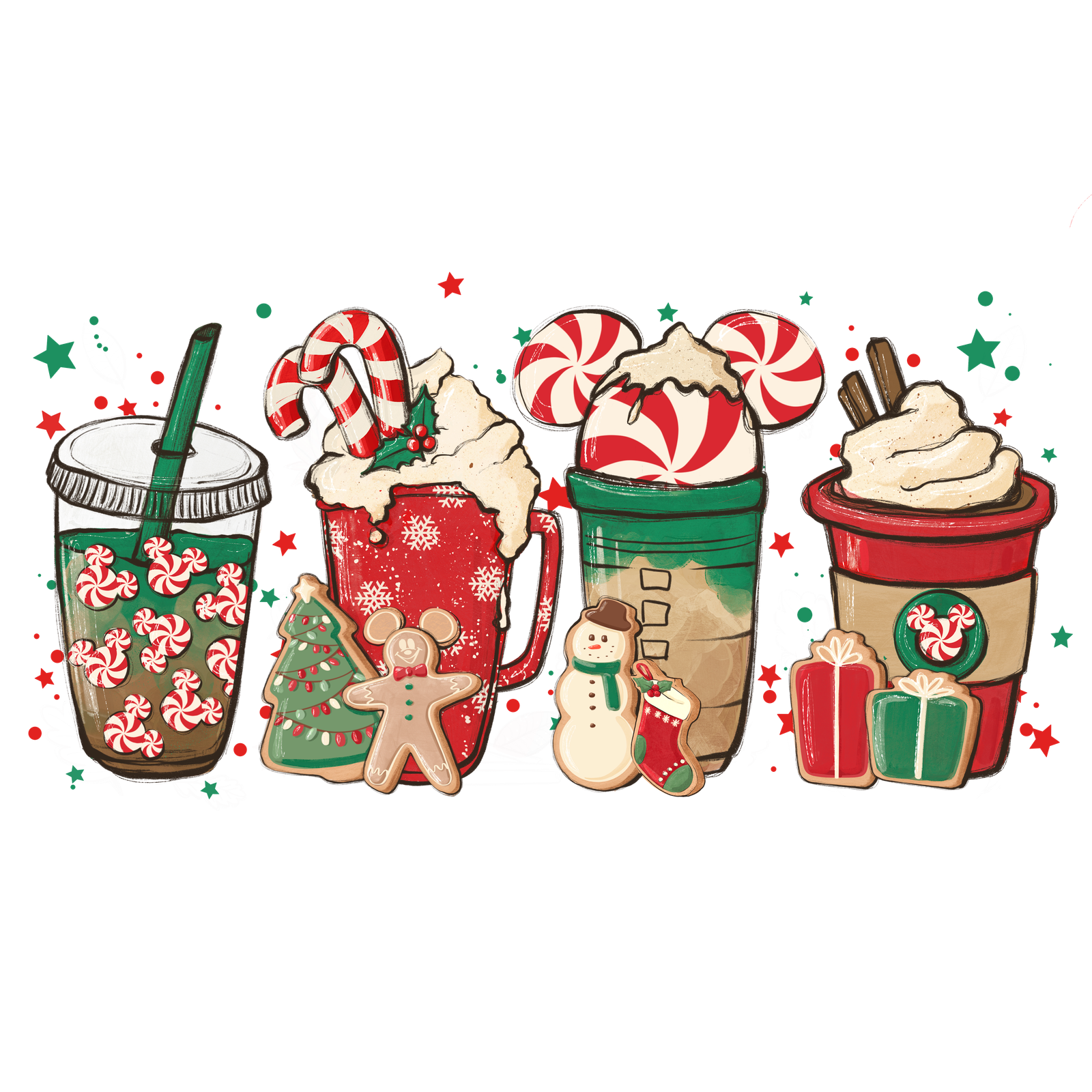 Latte de Natal com Rato