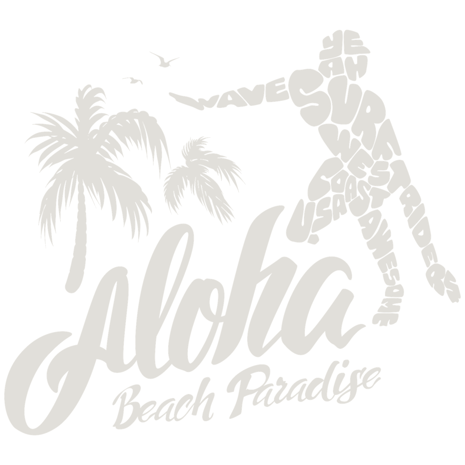 Surfista Aloha Praia