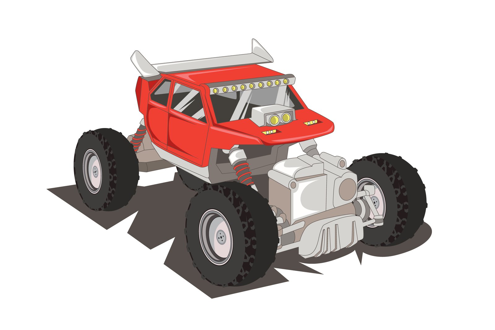 Monster Truck Vermelho
