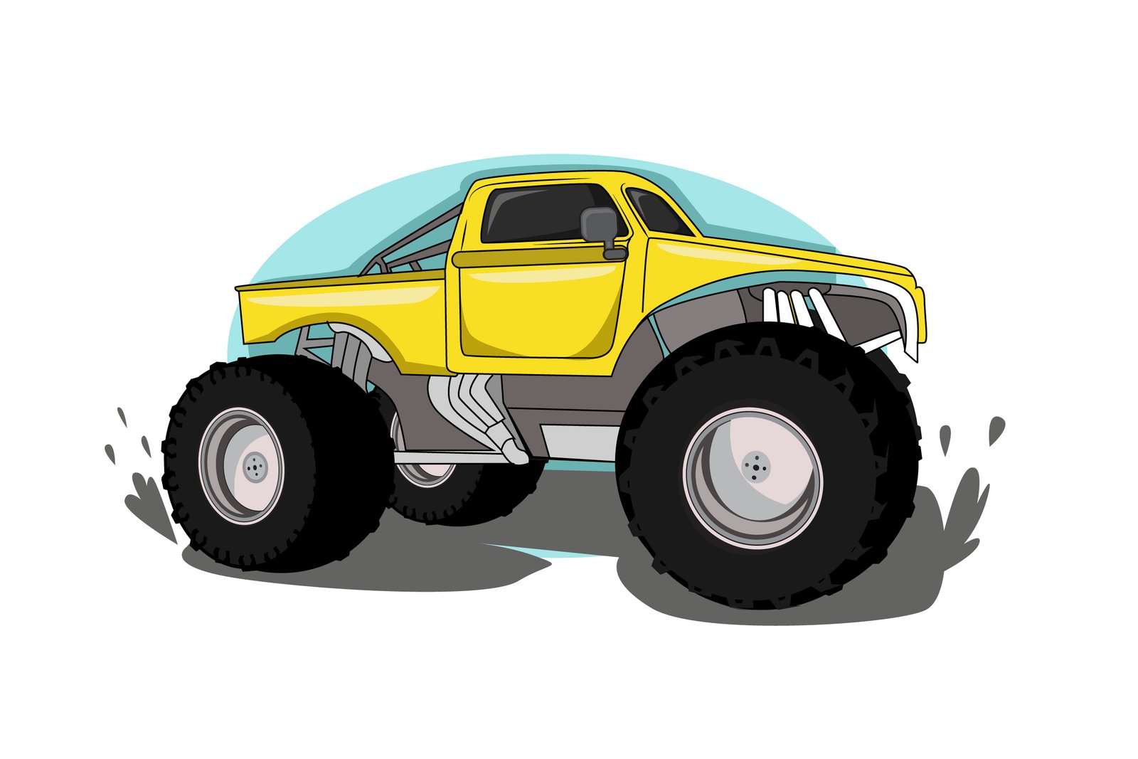 Monster Truck Amarelo