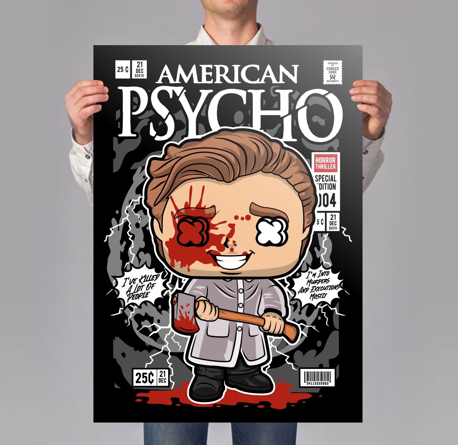 American Psycho Patrick Bateman Poster
