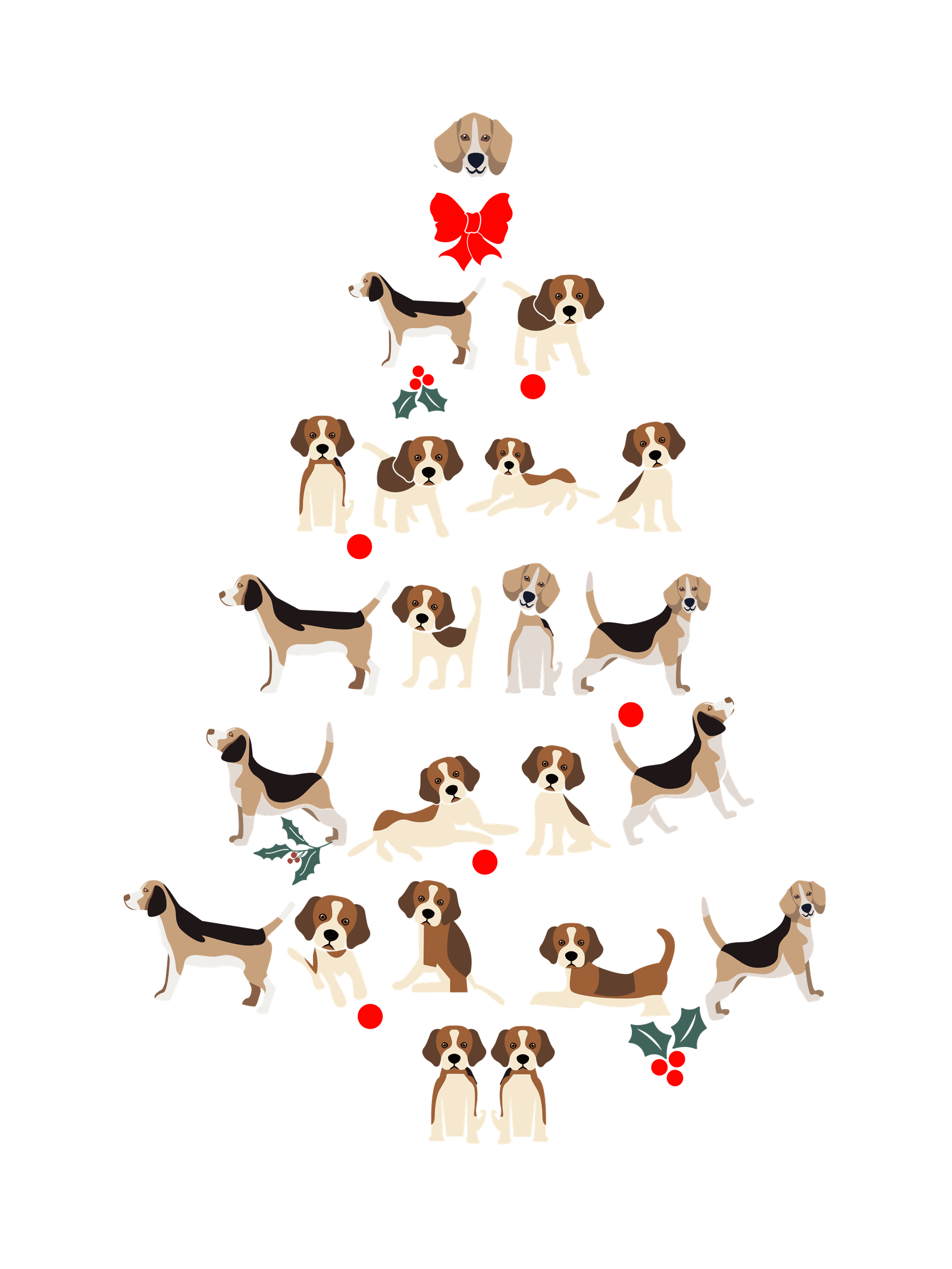 Arbol navideño canino