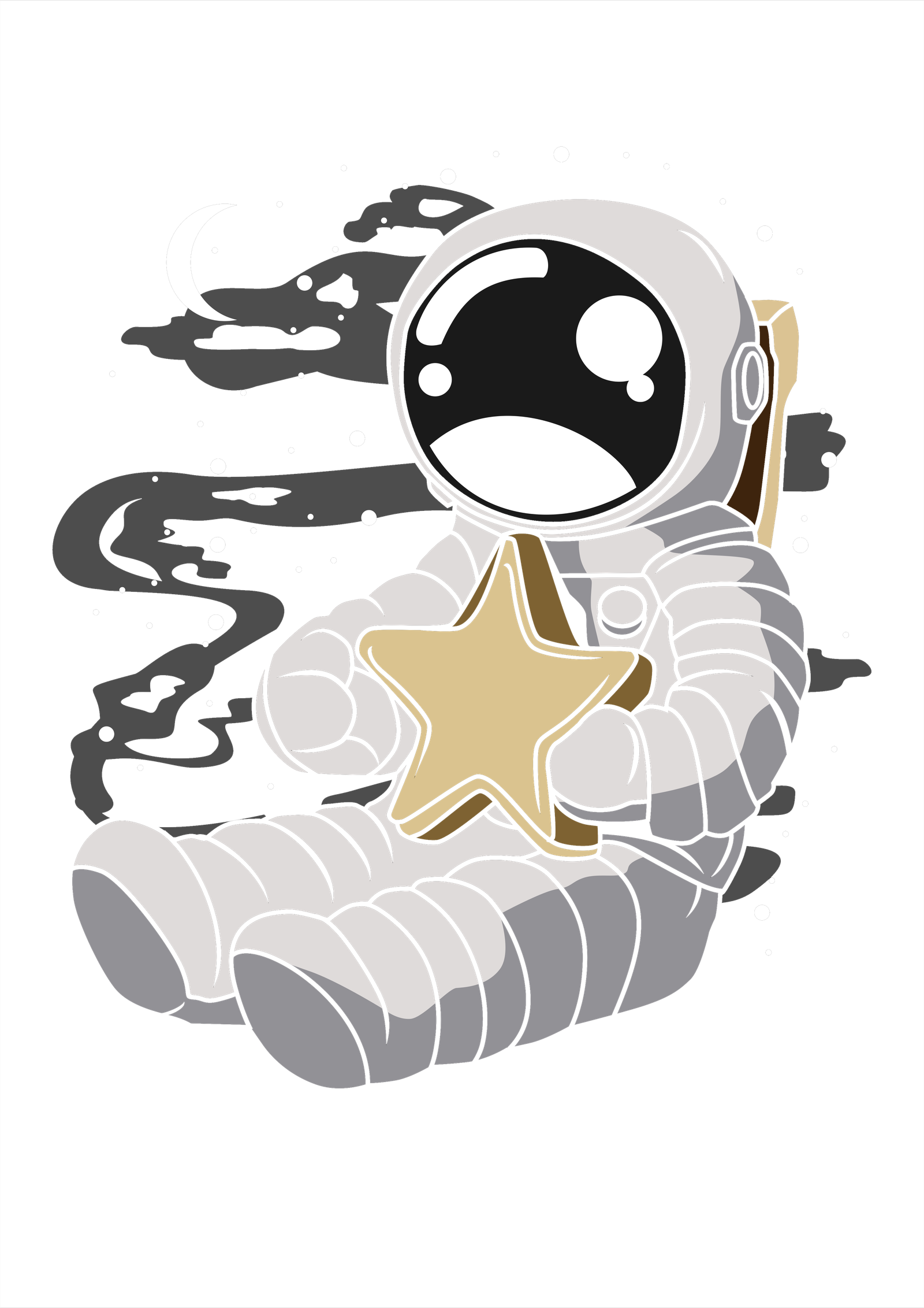 Astronaut Holding The Star