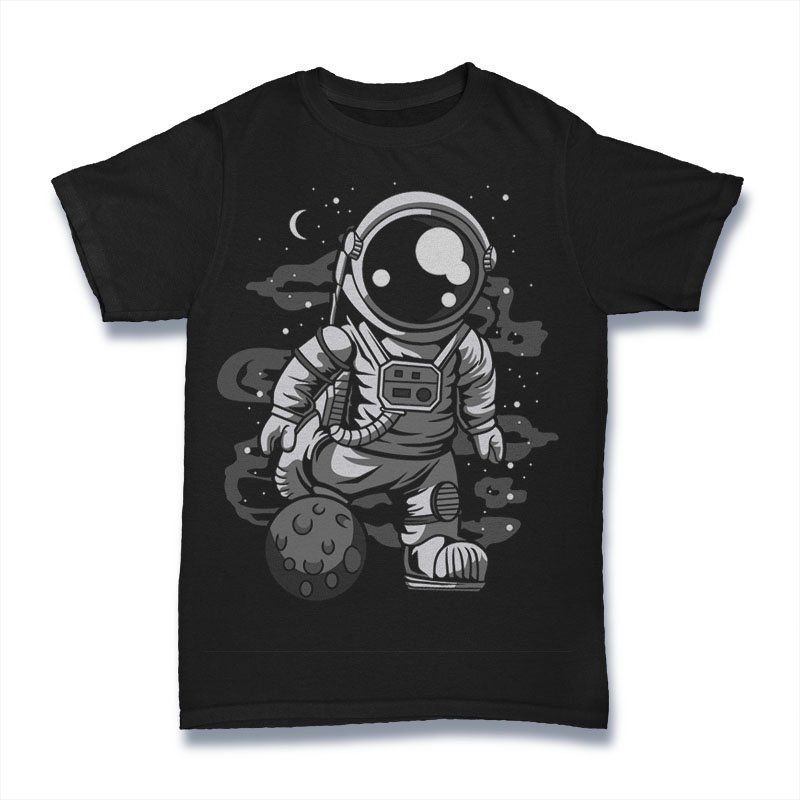 Astronaut Soccer Tshirt