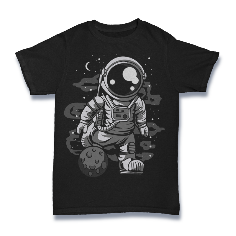 Astronaut Soccer Tshirt