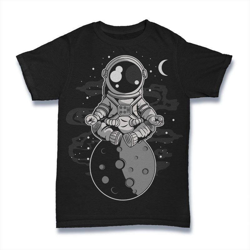Astronaut Yoga Tshirt