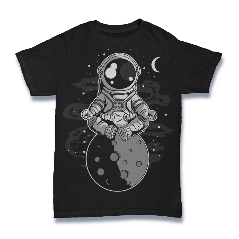 Astronaut Yoga Tshirt