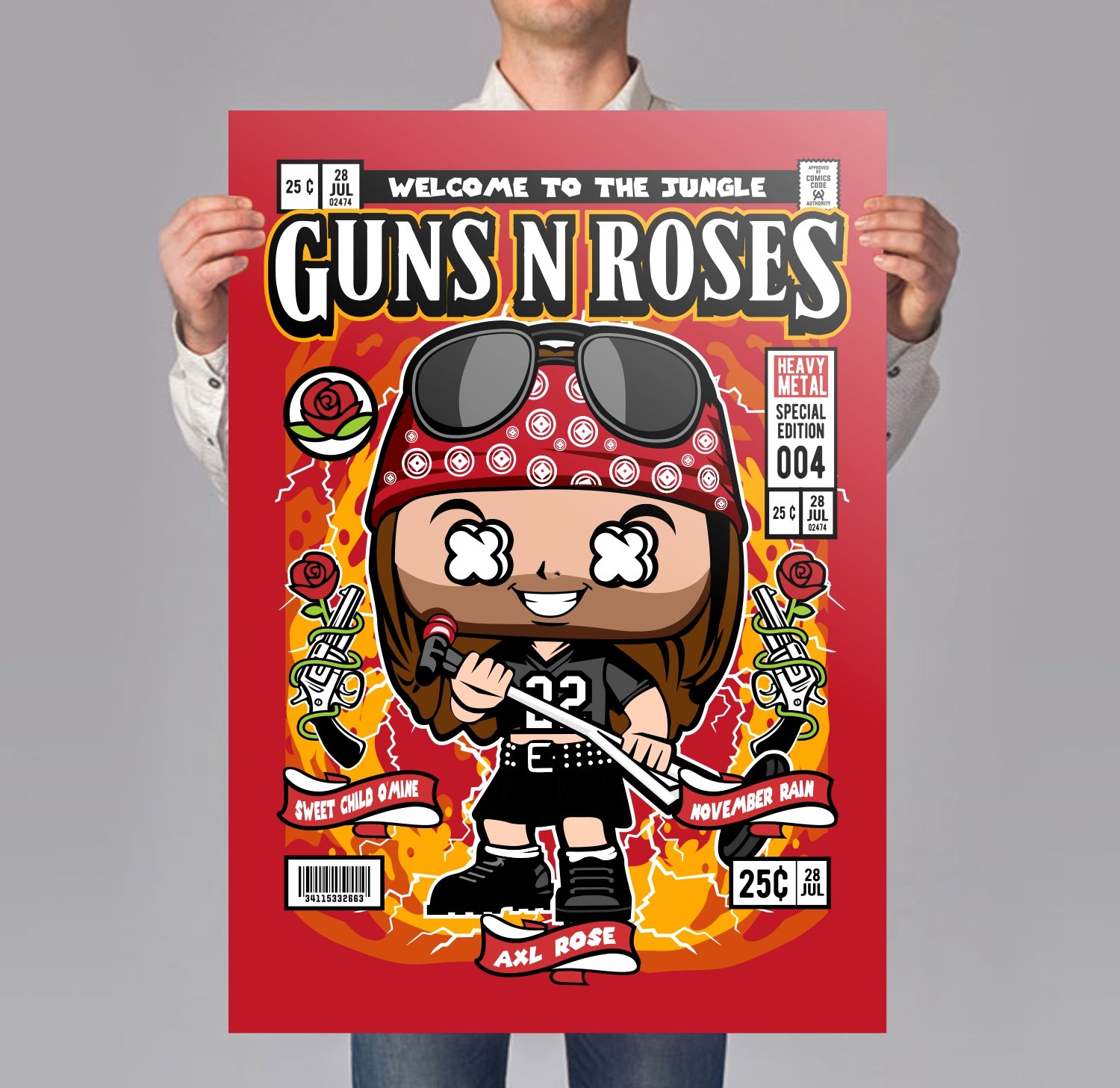 Axl Rose Poster