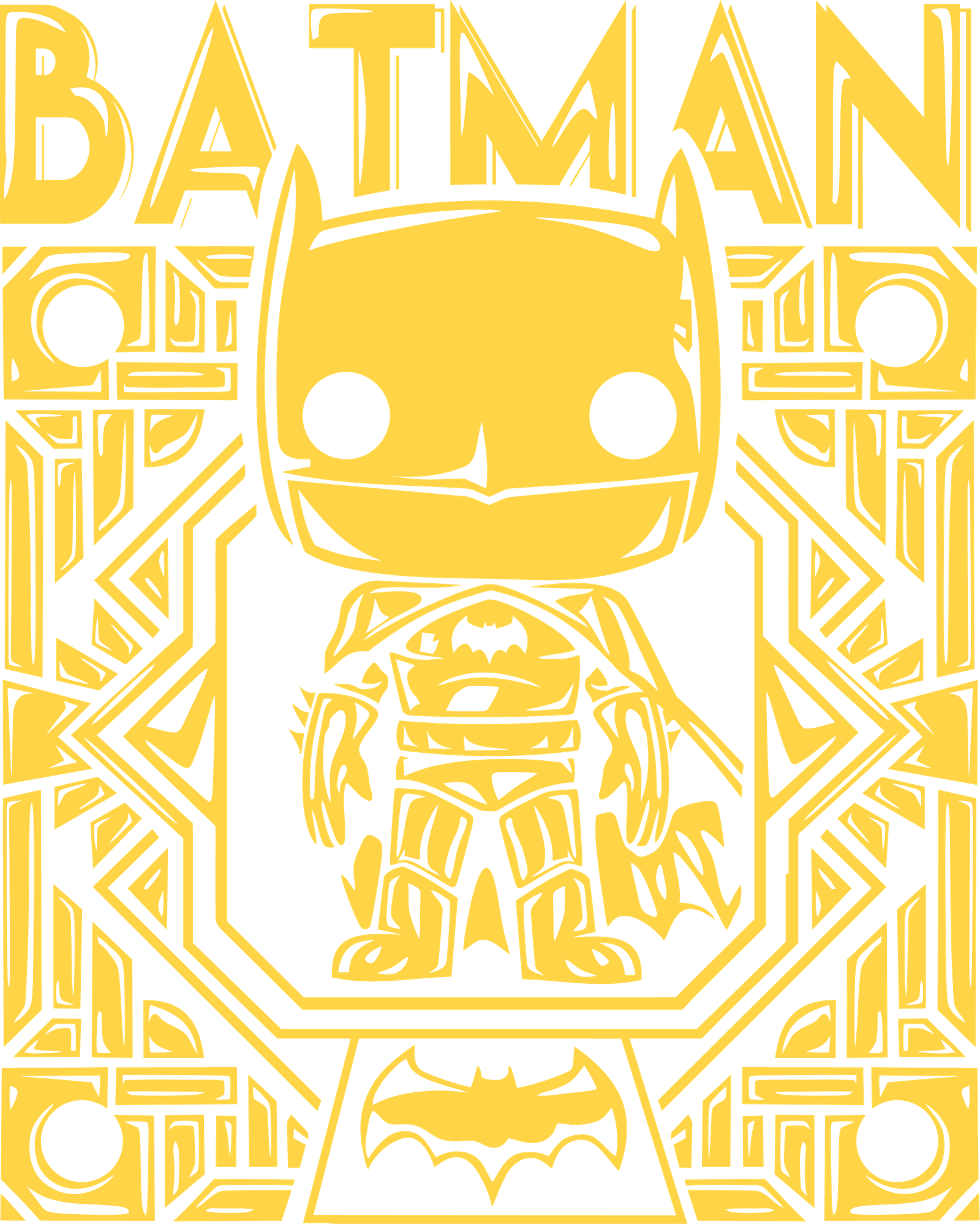 BATMAN GOLD WHITE
