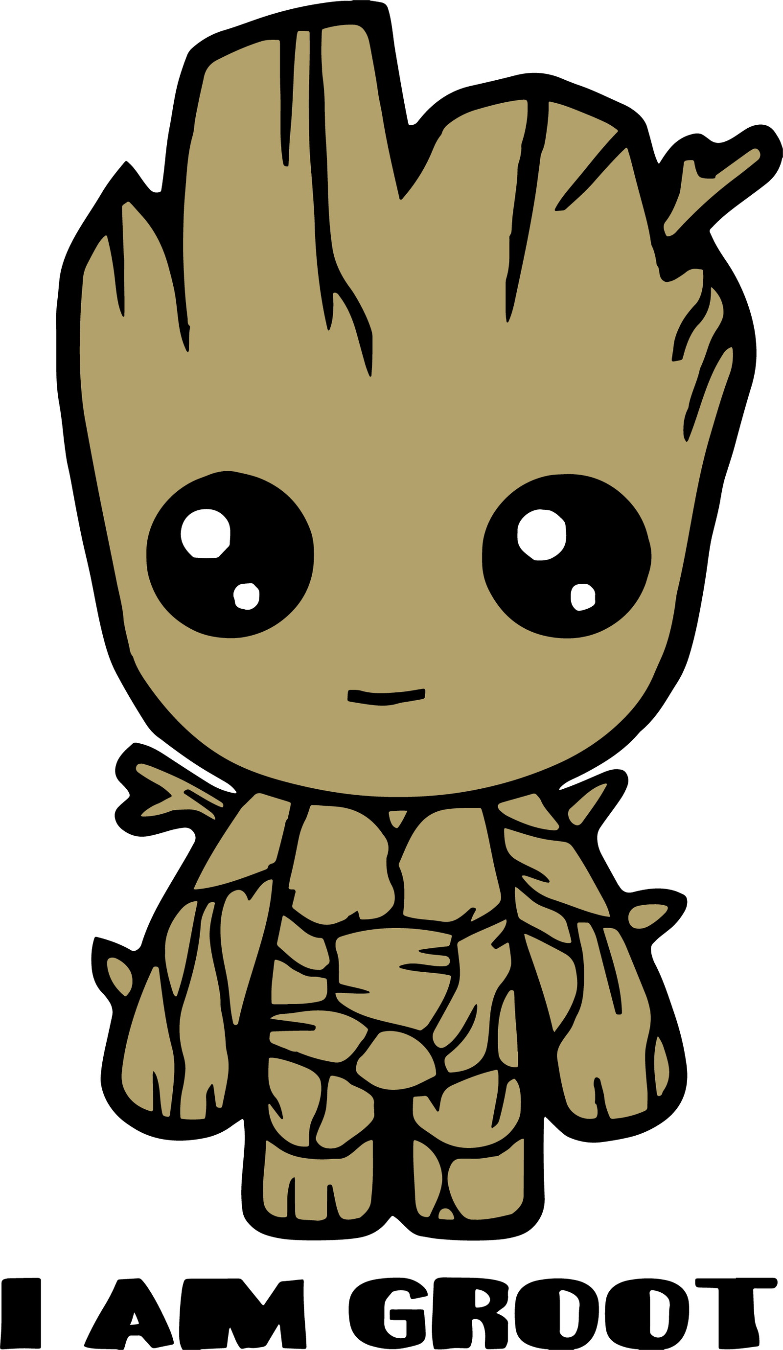 Baby Groot Vector Playera