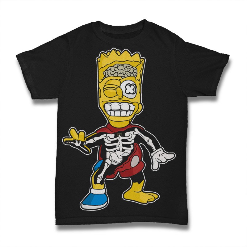 Bart Skeleton Tshirt