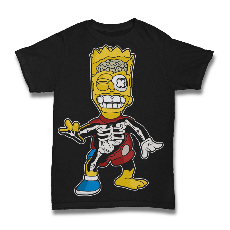 Bart Skeleton Tshirt