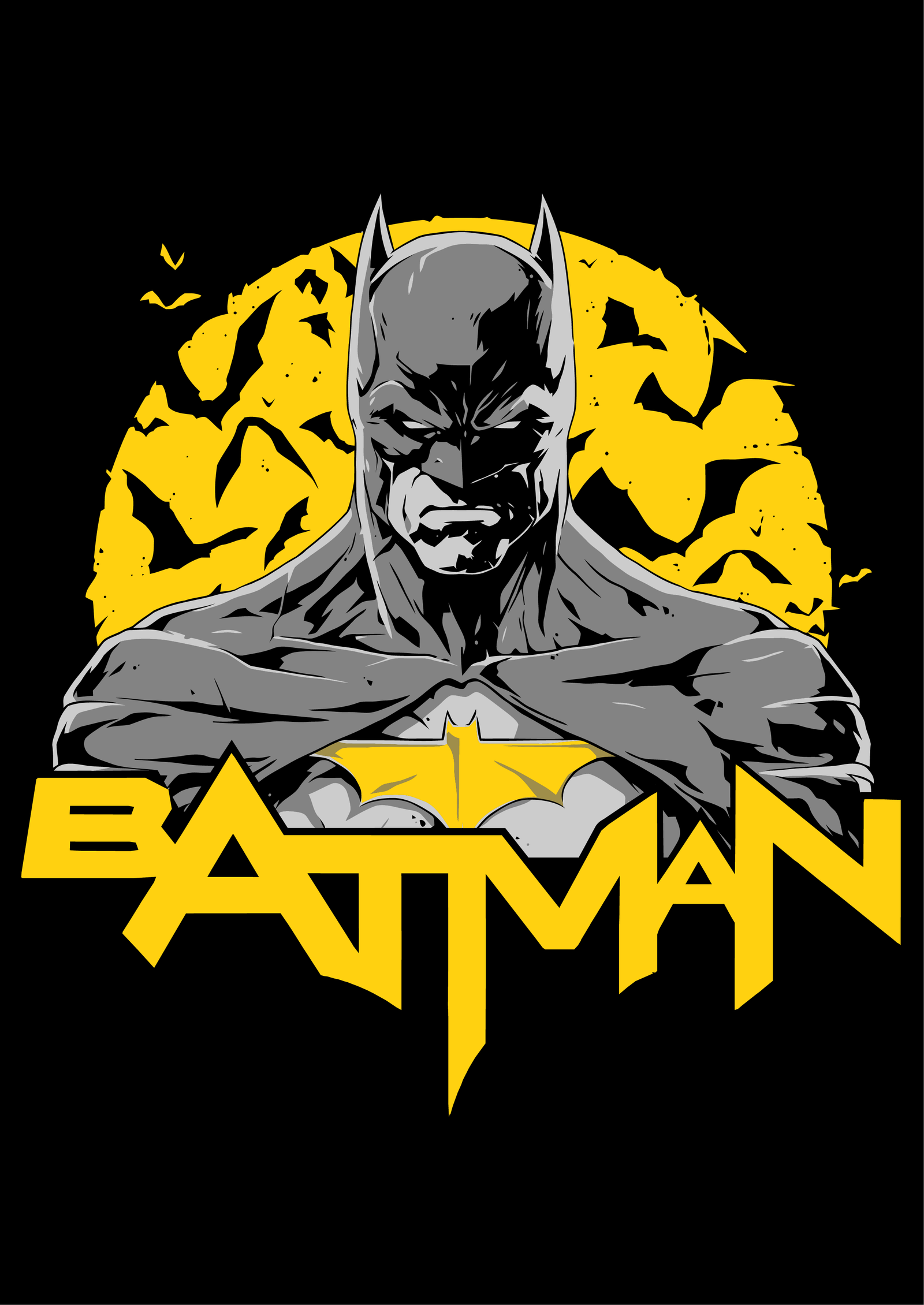 Bat man Black