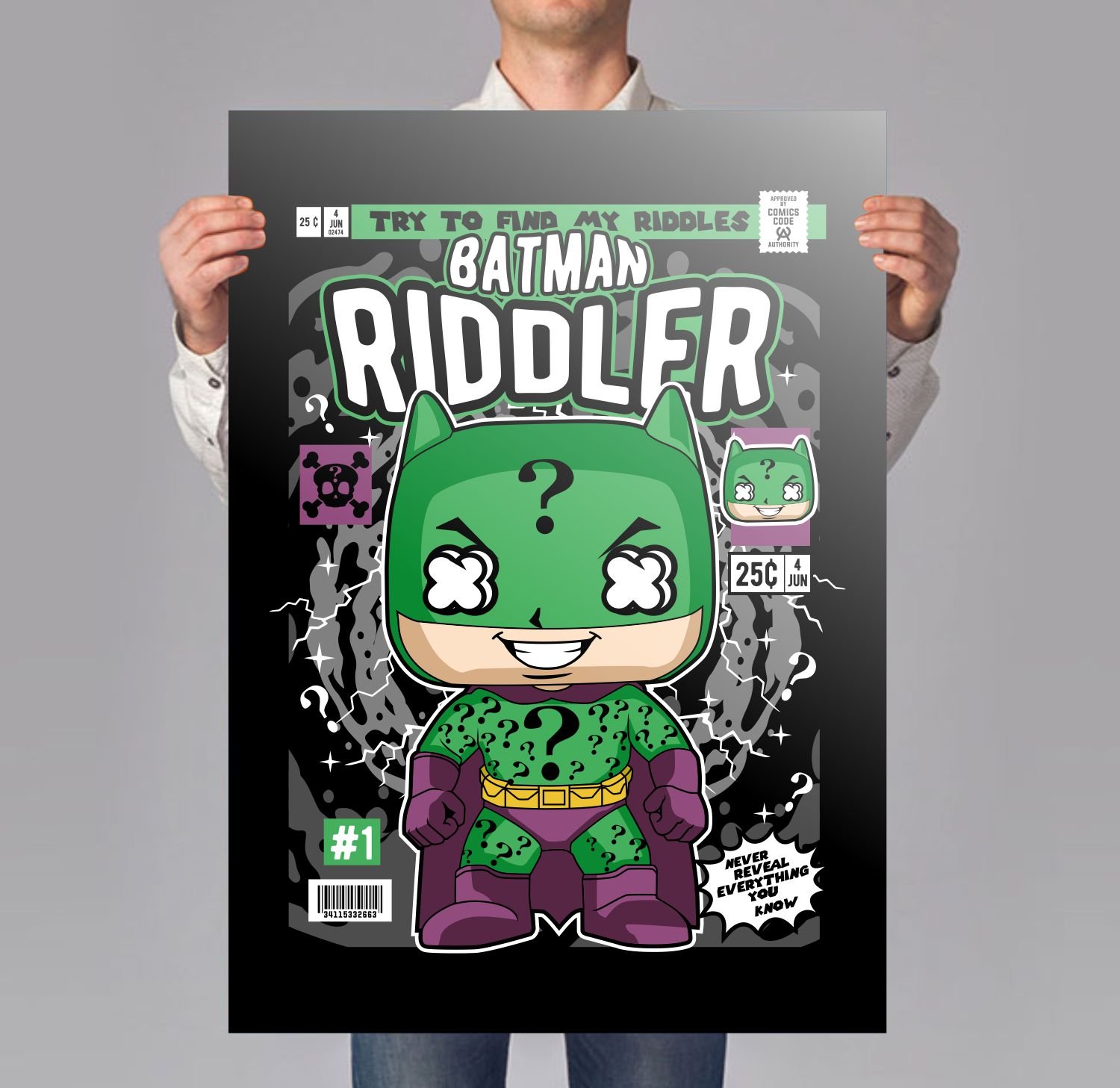 Batman Riddler Poster