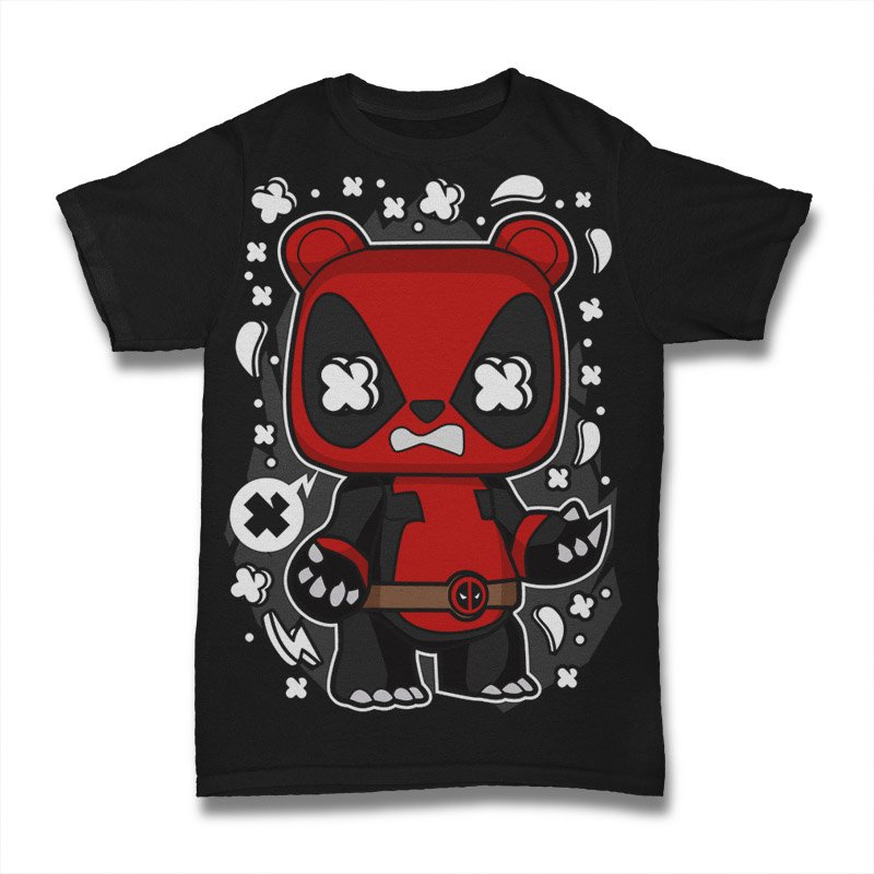 Bear Deadpool Tshirt
