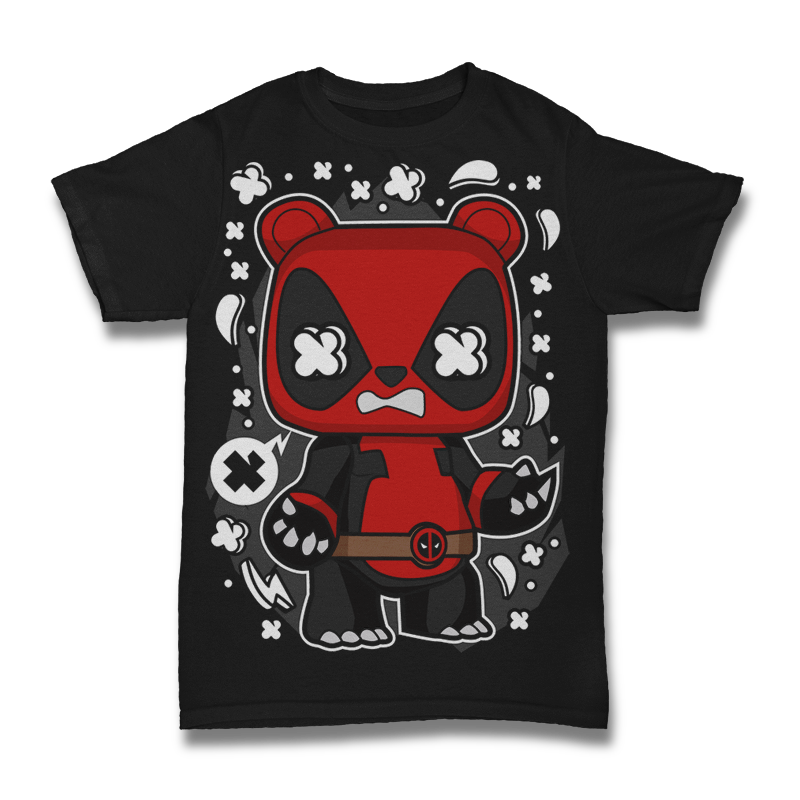 Bear Deadpool Tshirt