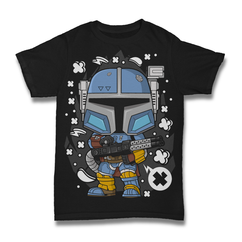 Blue Mandalorian Tshirt