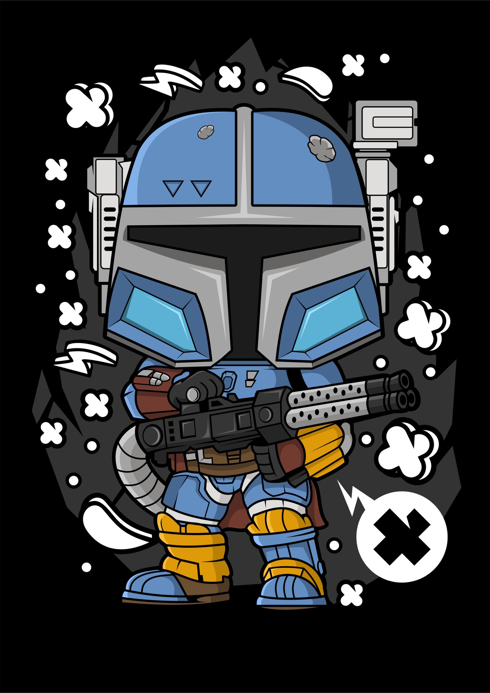 Blue Mandalorian