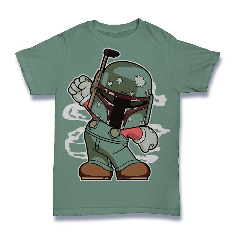 Boba Fett Mario Tshirt