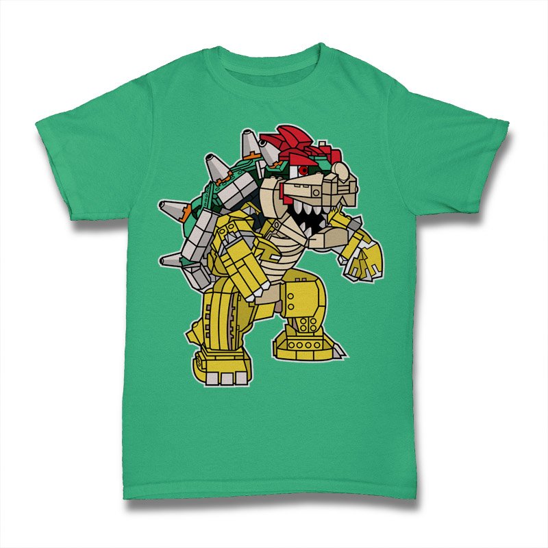 Bowser Leggo Tshirt