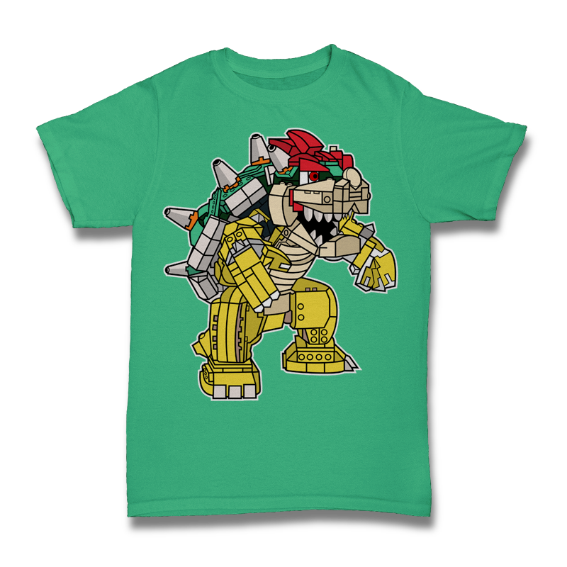 Bowser Leggo Tshirt