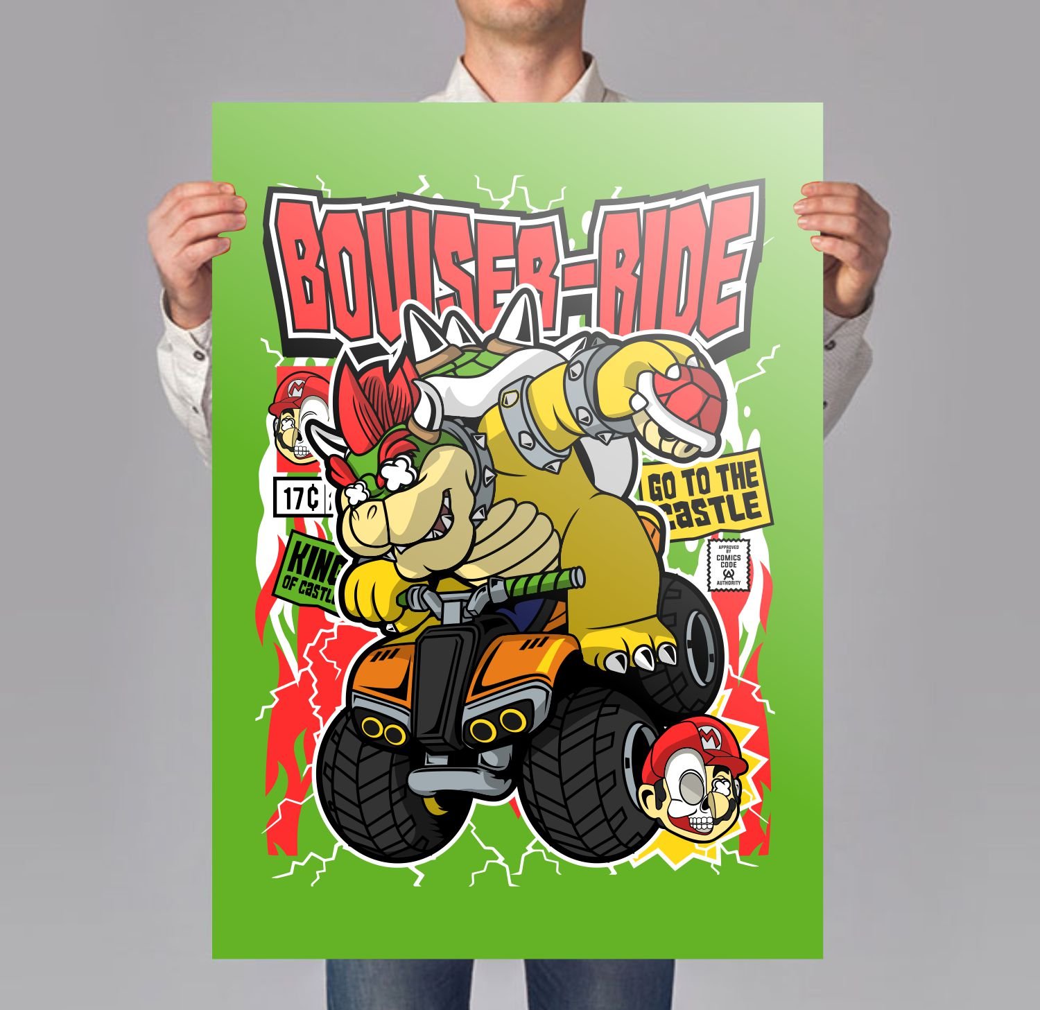 Bowser Ride Poster