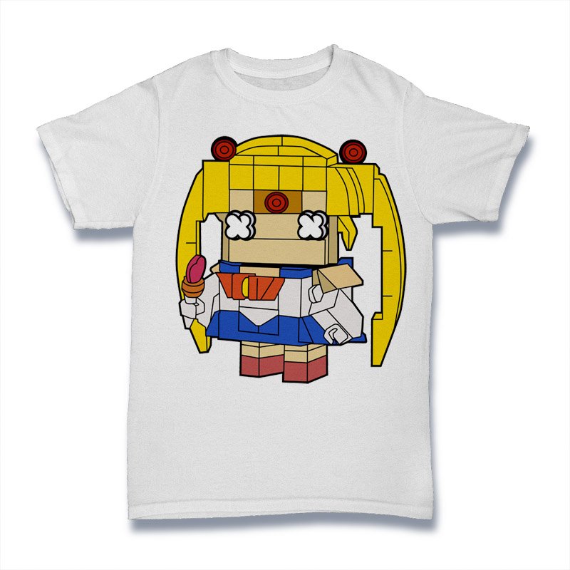 Brick Head Sailormoon Tshirt