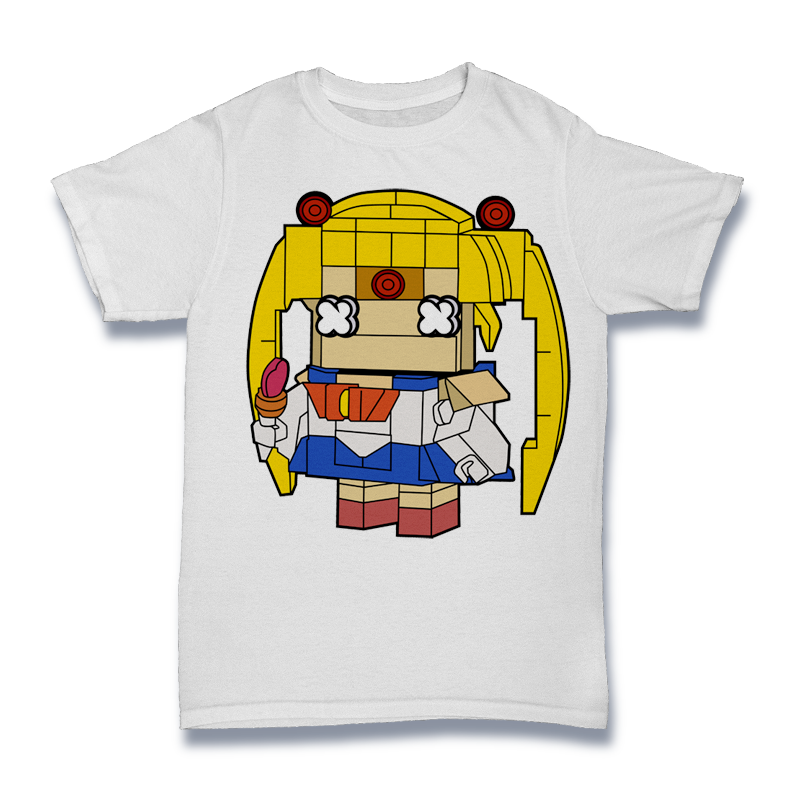 Brick Head Sailormoon Tshirt
