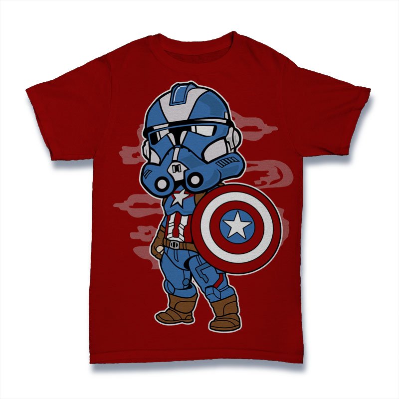 Captain America Clone Trooper Tshirt