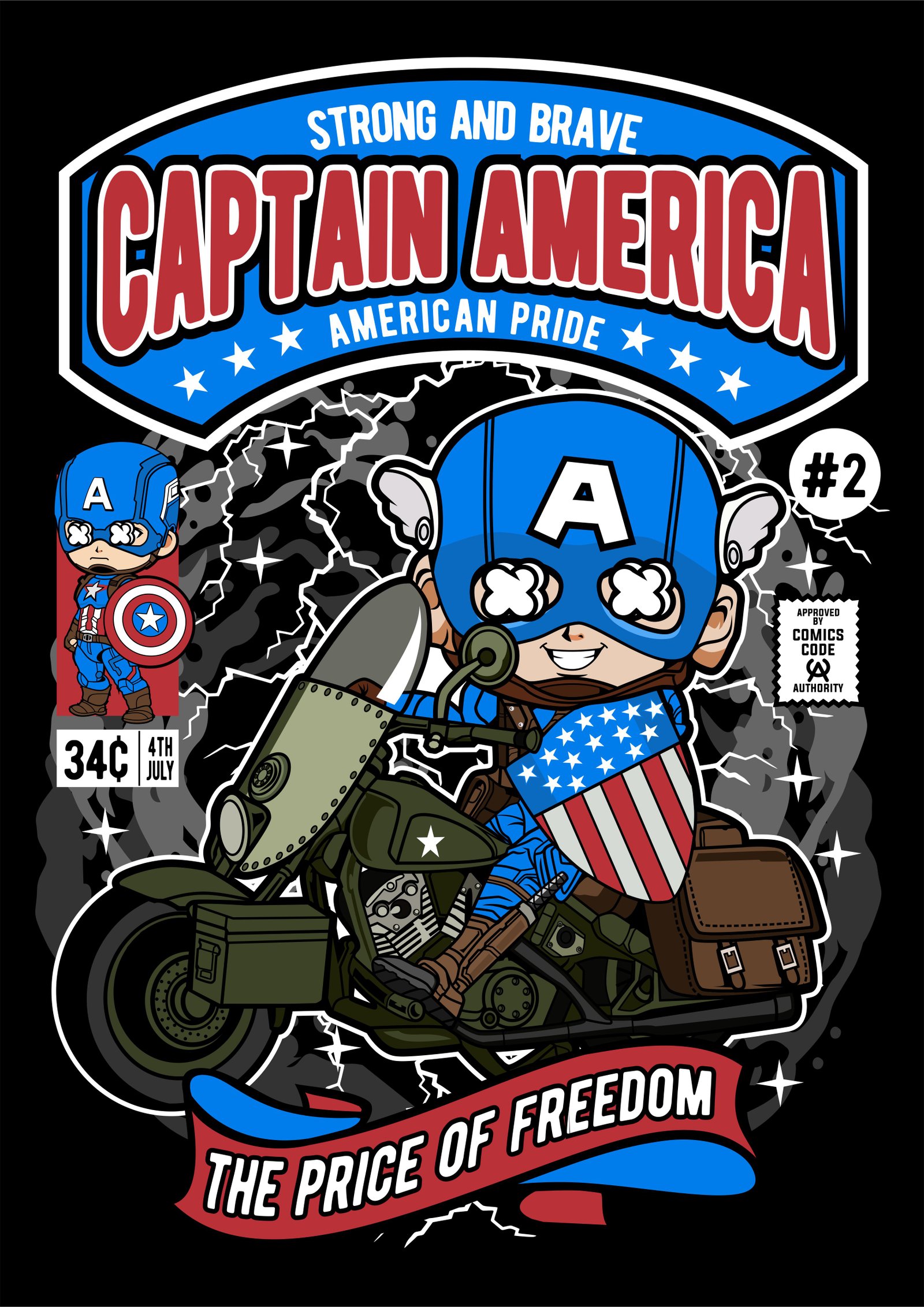 Captain America Motorcycle