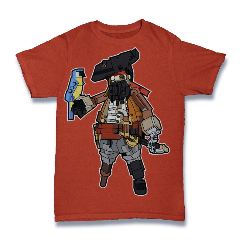 Captain Black Beard Tshirt