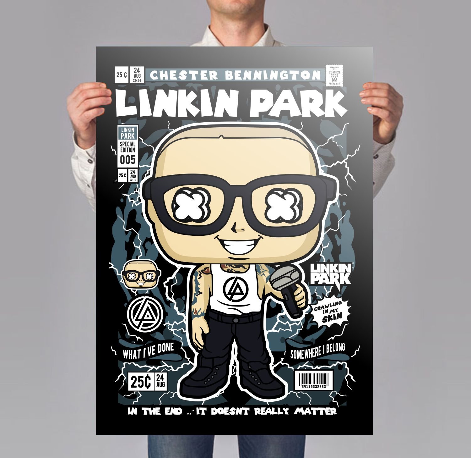 Chester Bennington Poster