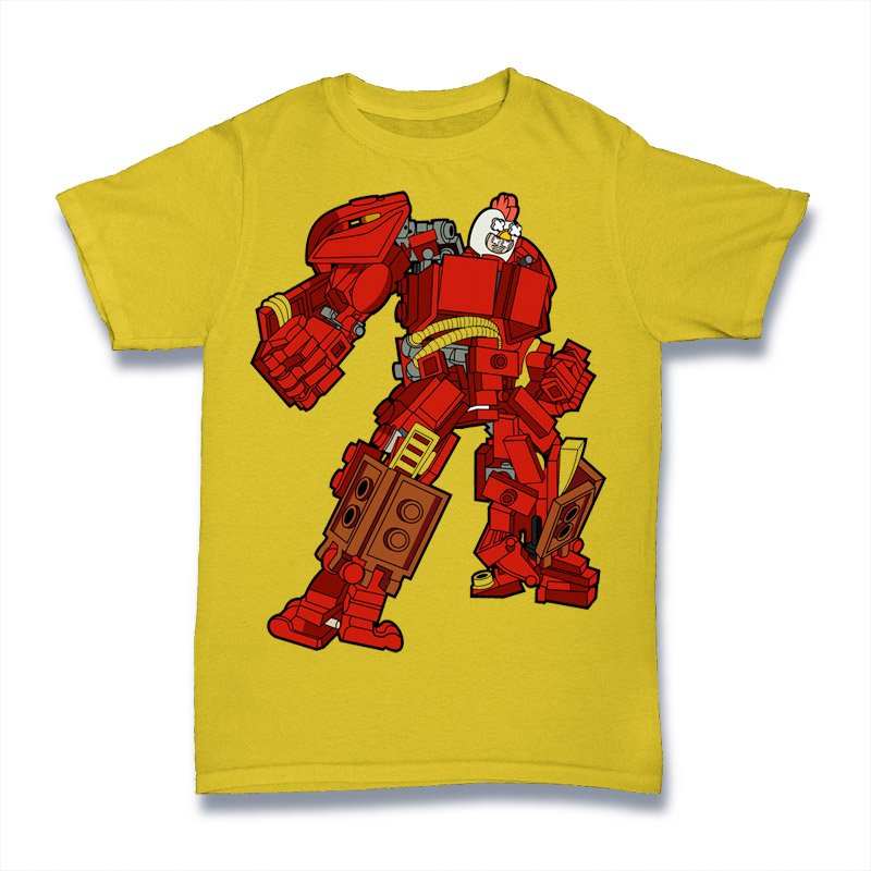Chicken Robot Tshirt
