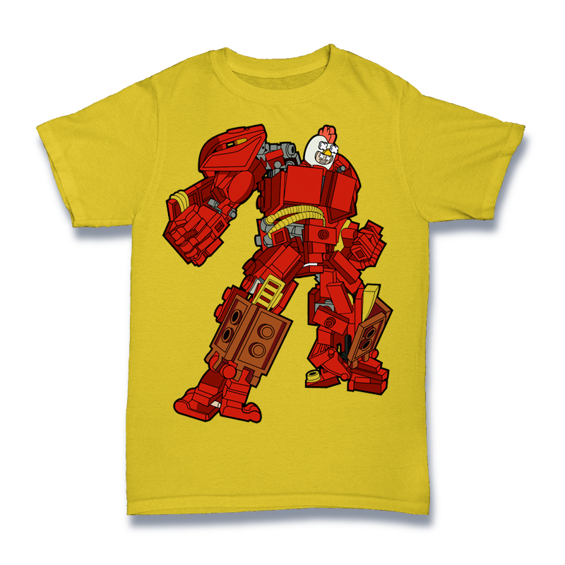 Chicken Robot Tshirt