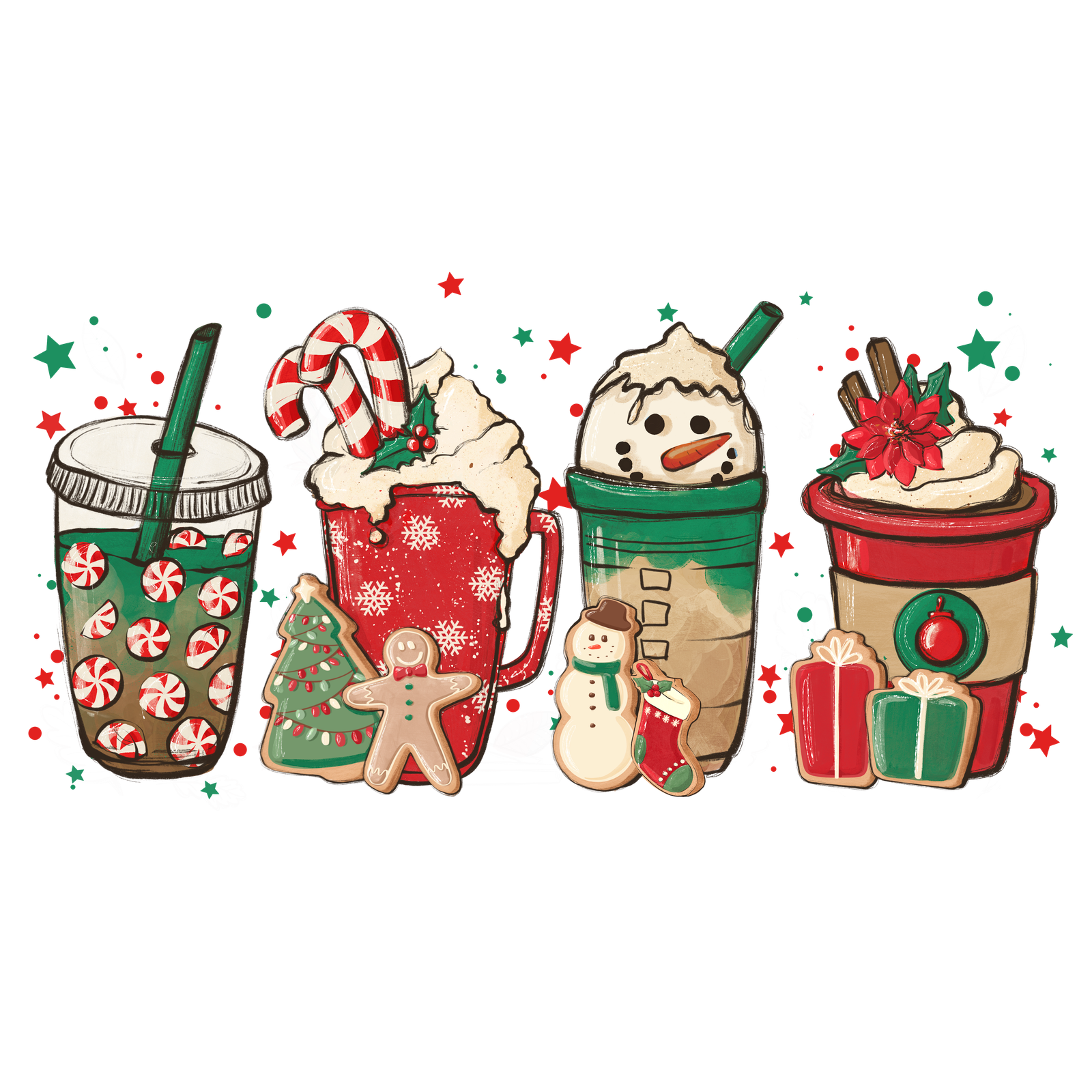 Christmas Coffee Snowman