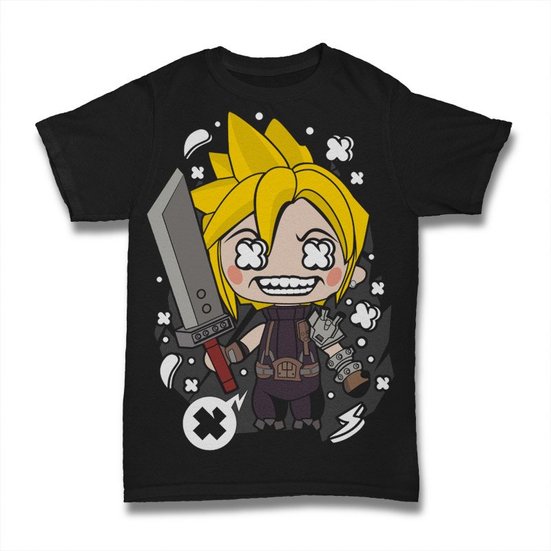 Cloud Final Fantasy Tshirt