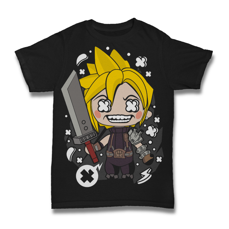 Cloud Final Fantasy Tshirt