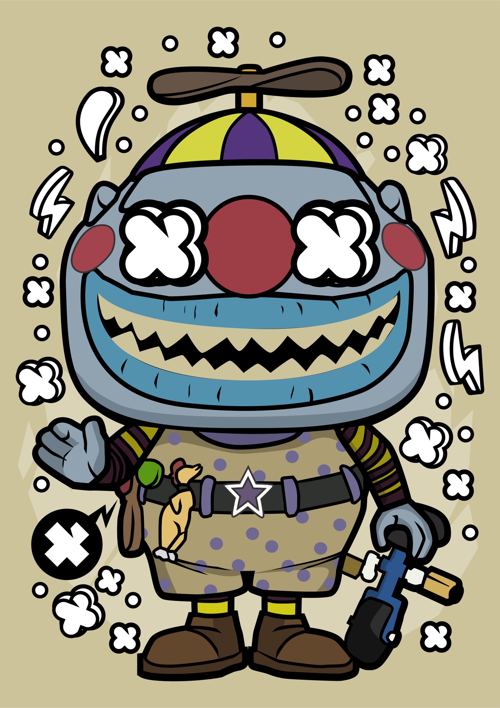 Clown Nightmare Before Christmas