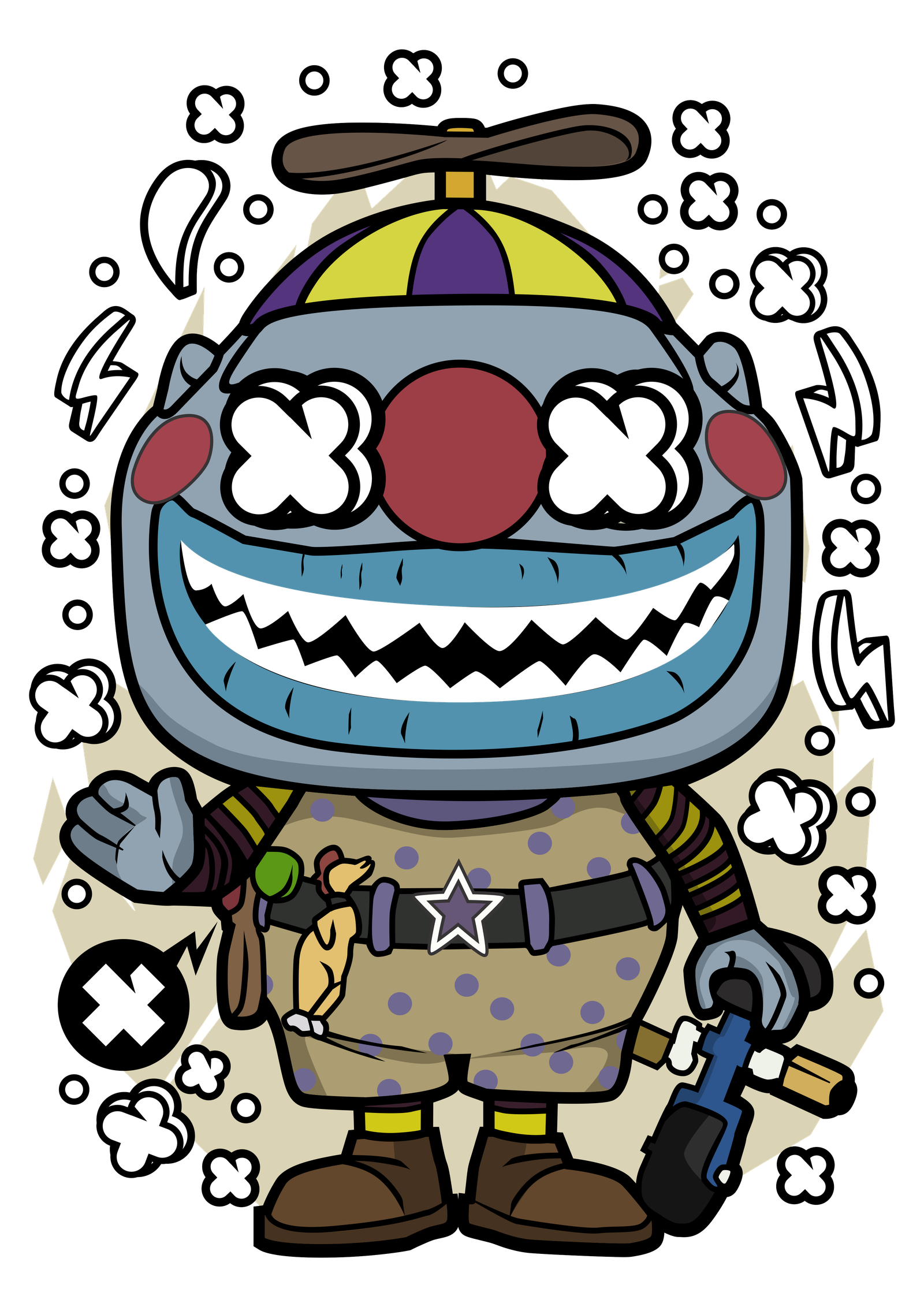 Clown Nightmare Before Christmas