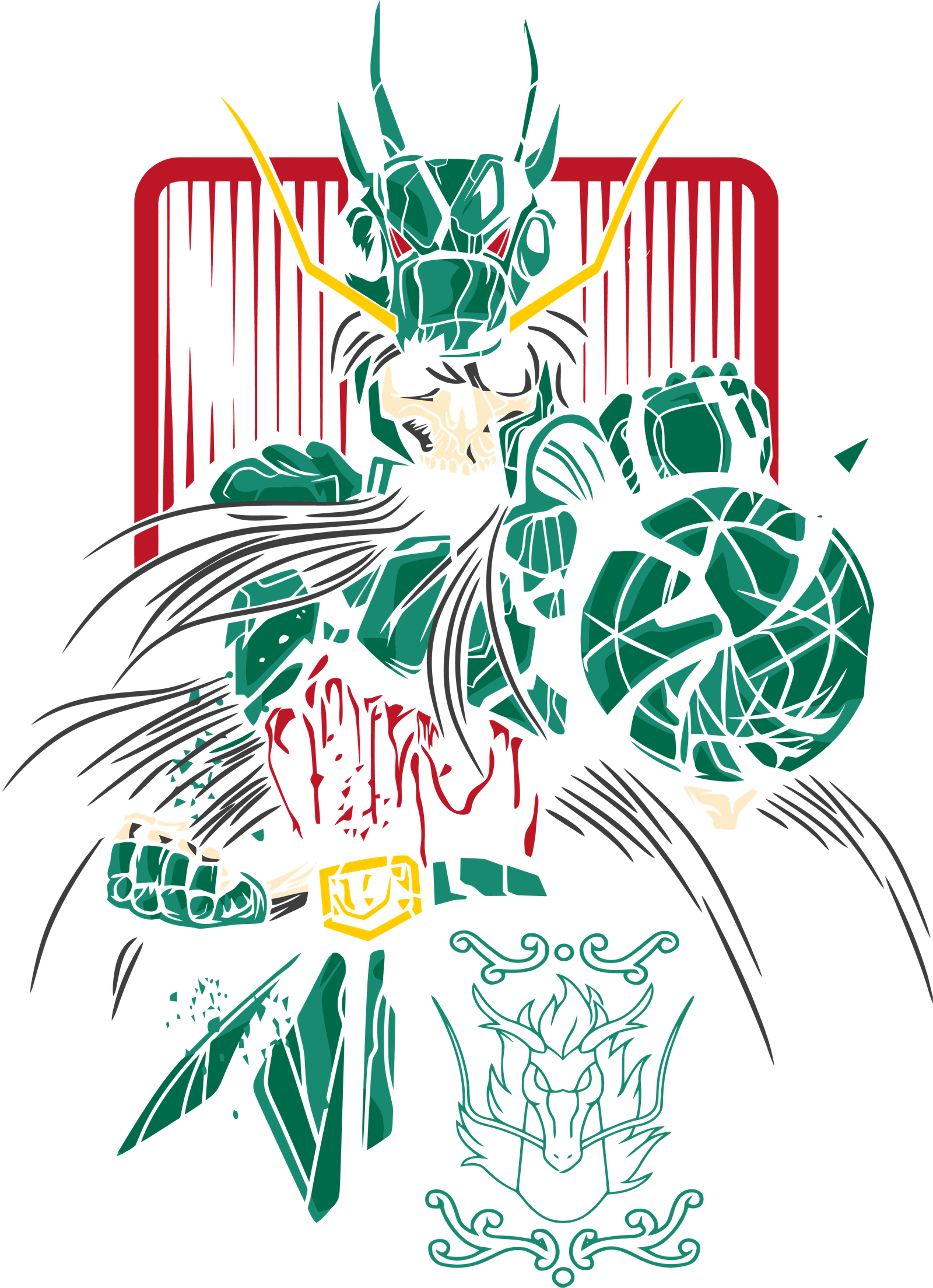DRAGON CALAVERO