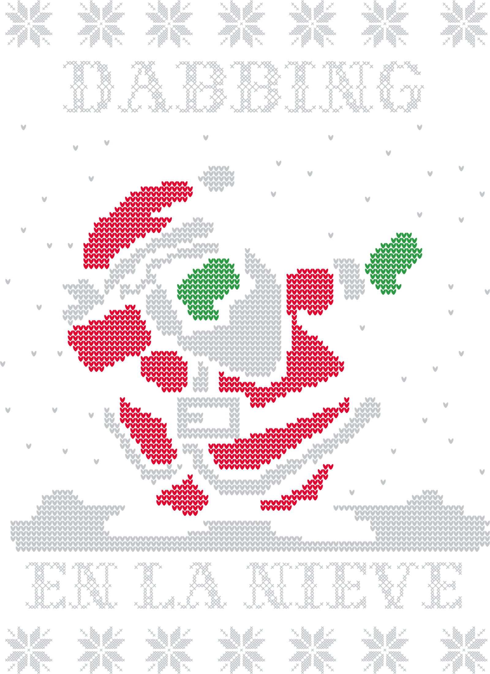 Dabbing en la nieve