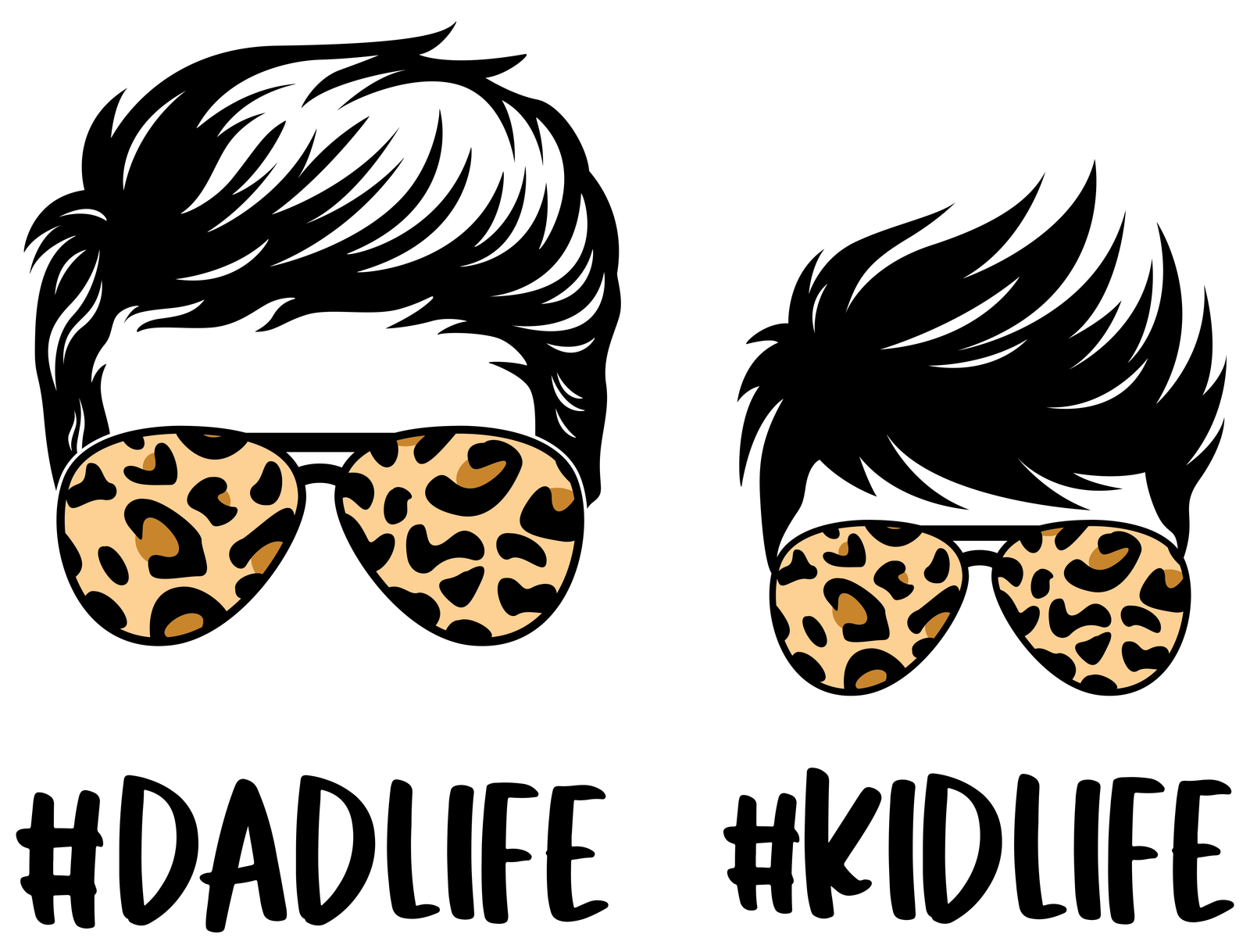 Dad – son Leopard