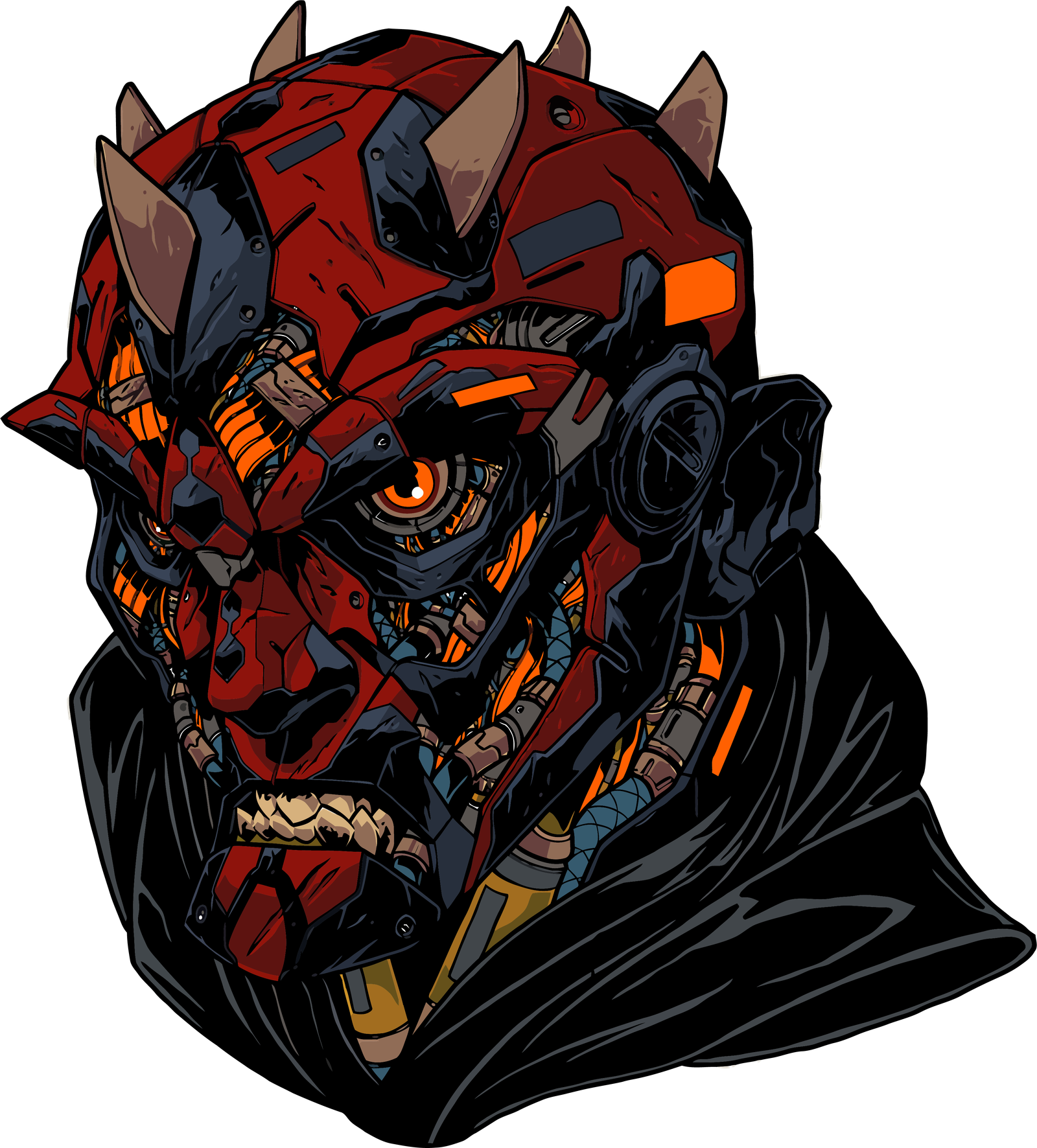 Darth Maul Star Wars Vectores