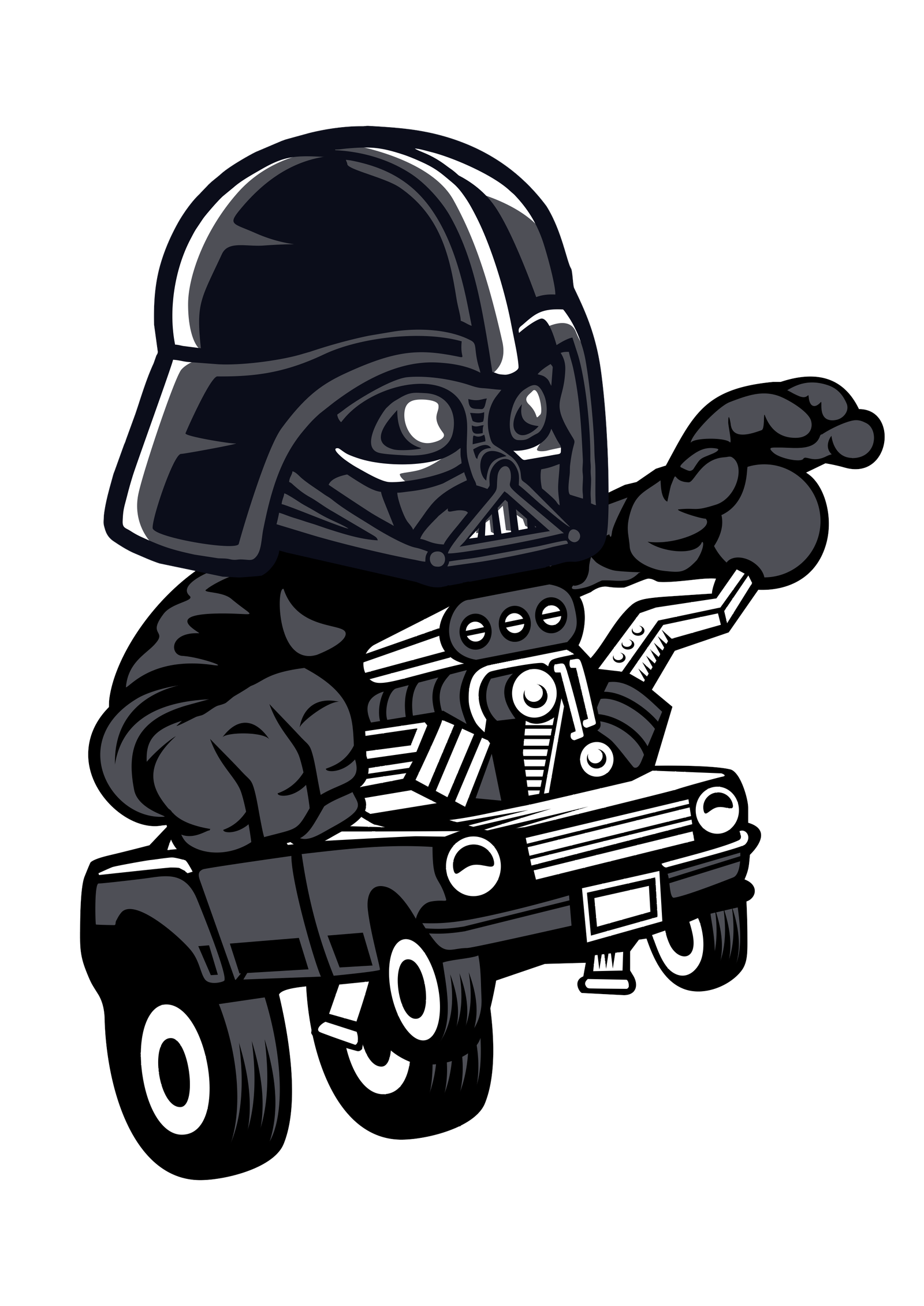 Darth Vader Hot Rod