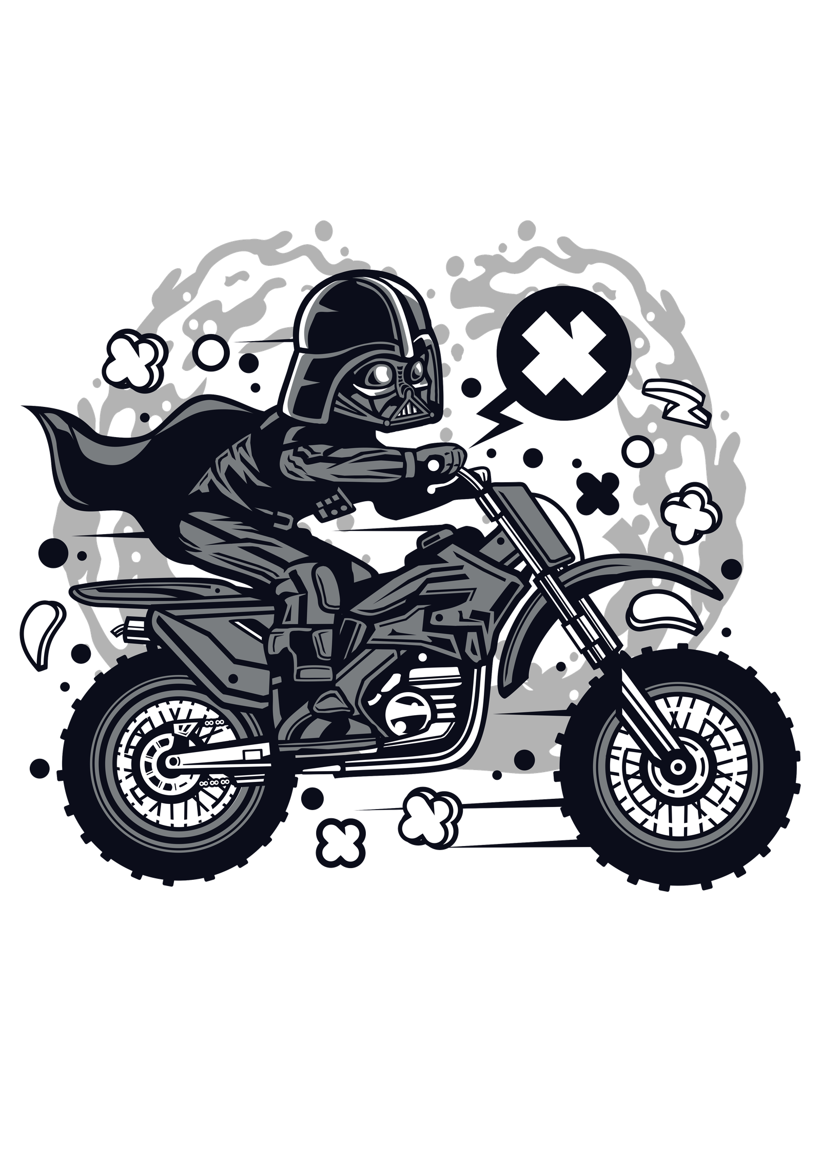 Darth Vader Motocross